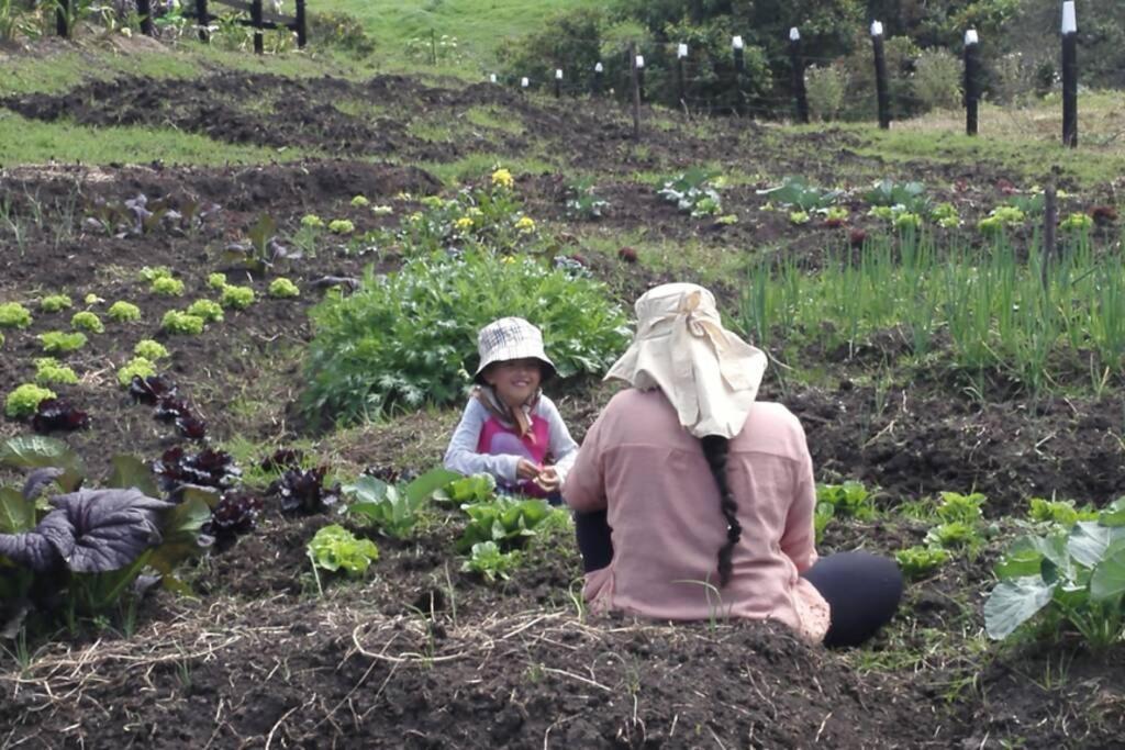 Un Refugio En Las Montanas De Tabio Villa Bagian luar foto